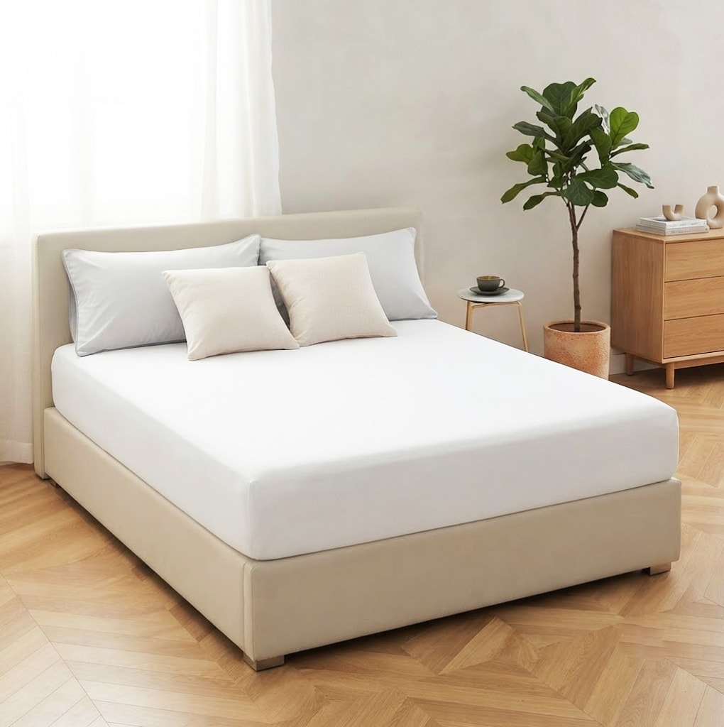 Premium White Fitted Bed Sheet